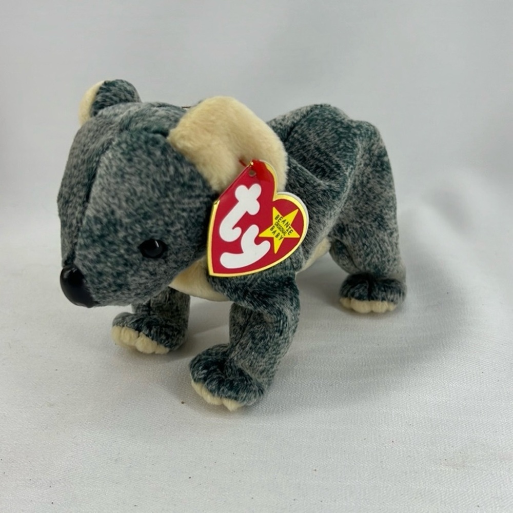 Ty Eucalyptus Plush Koala with Black and Gray Fur